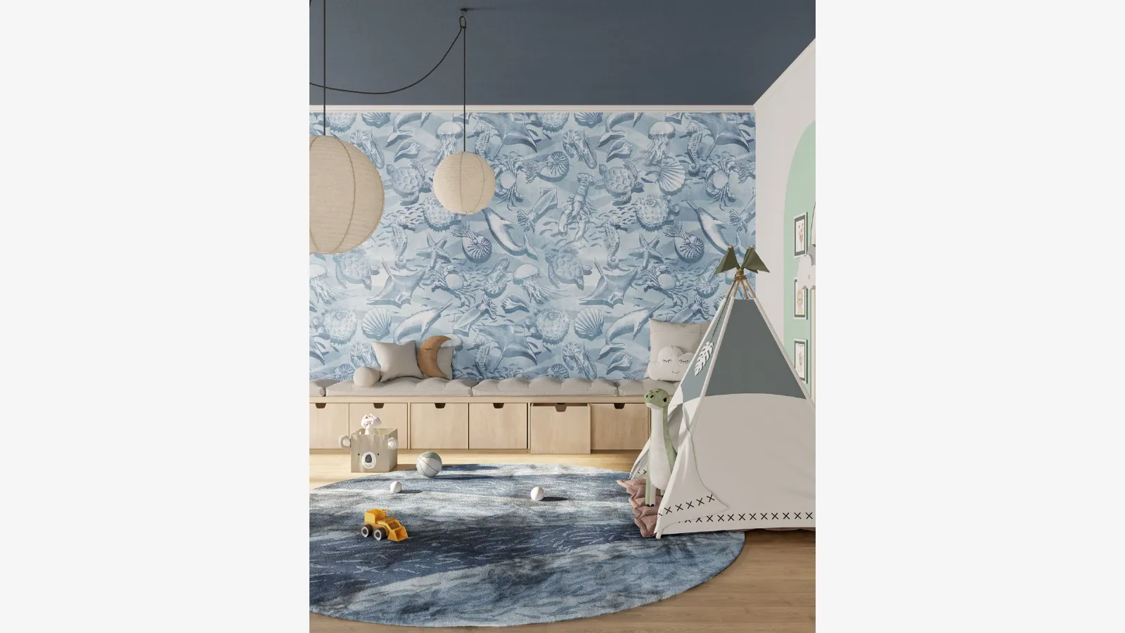 Wallpaper Afloat by Inkiostro Bianco
