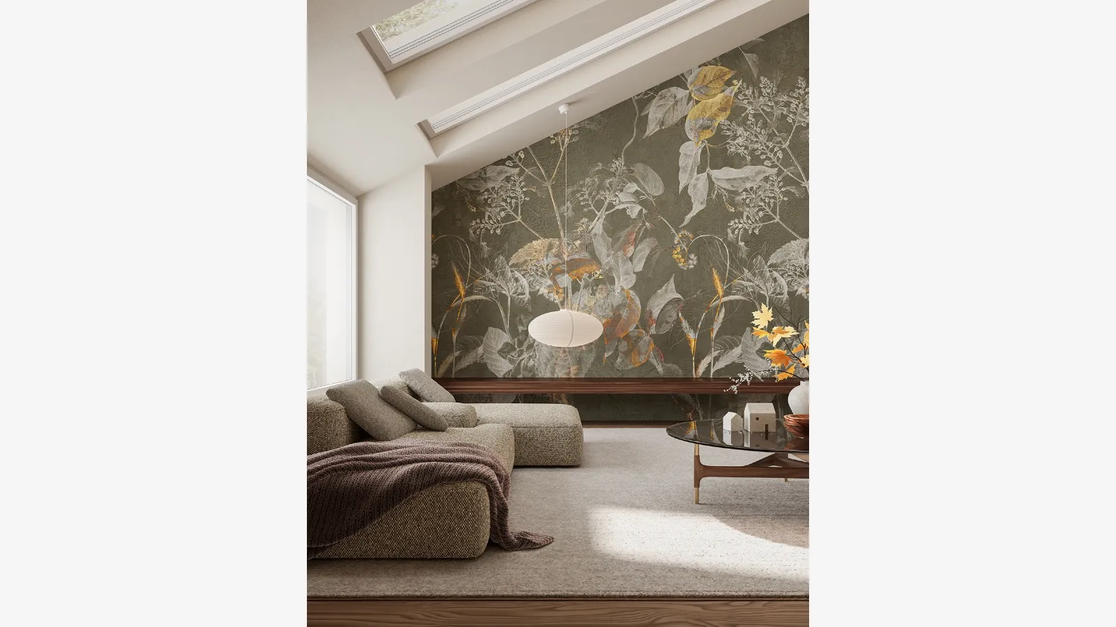 Wallpaper White Ink Canticle