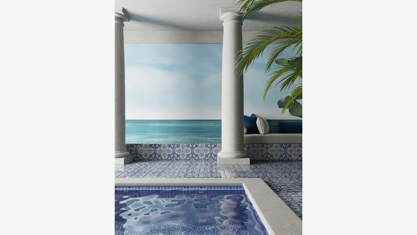 Wallpaper Oltremare by Inkiostro Bianco