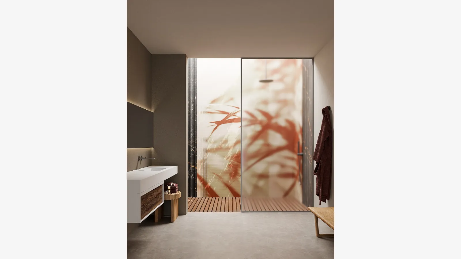 Stoneglass wallpaper White Ink
