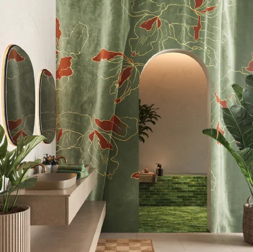 Velvet wallpaper by Inkiostro Bianco.