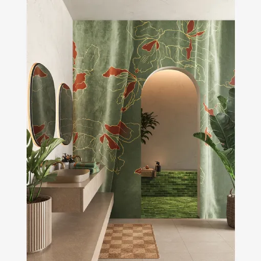 Velvet wallpaper by Inkiostro Bianco.