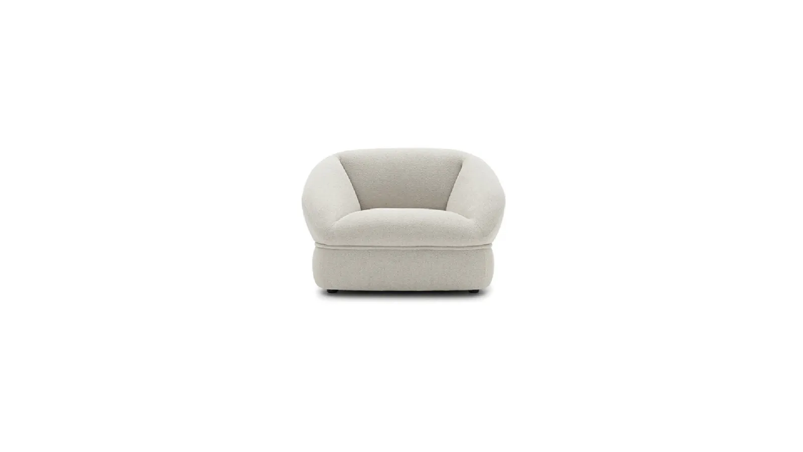 High armchair in upholstered fabric by Ditre Italia.