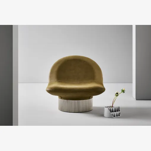 Amour Leather Armchair by Bonaldo