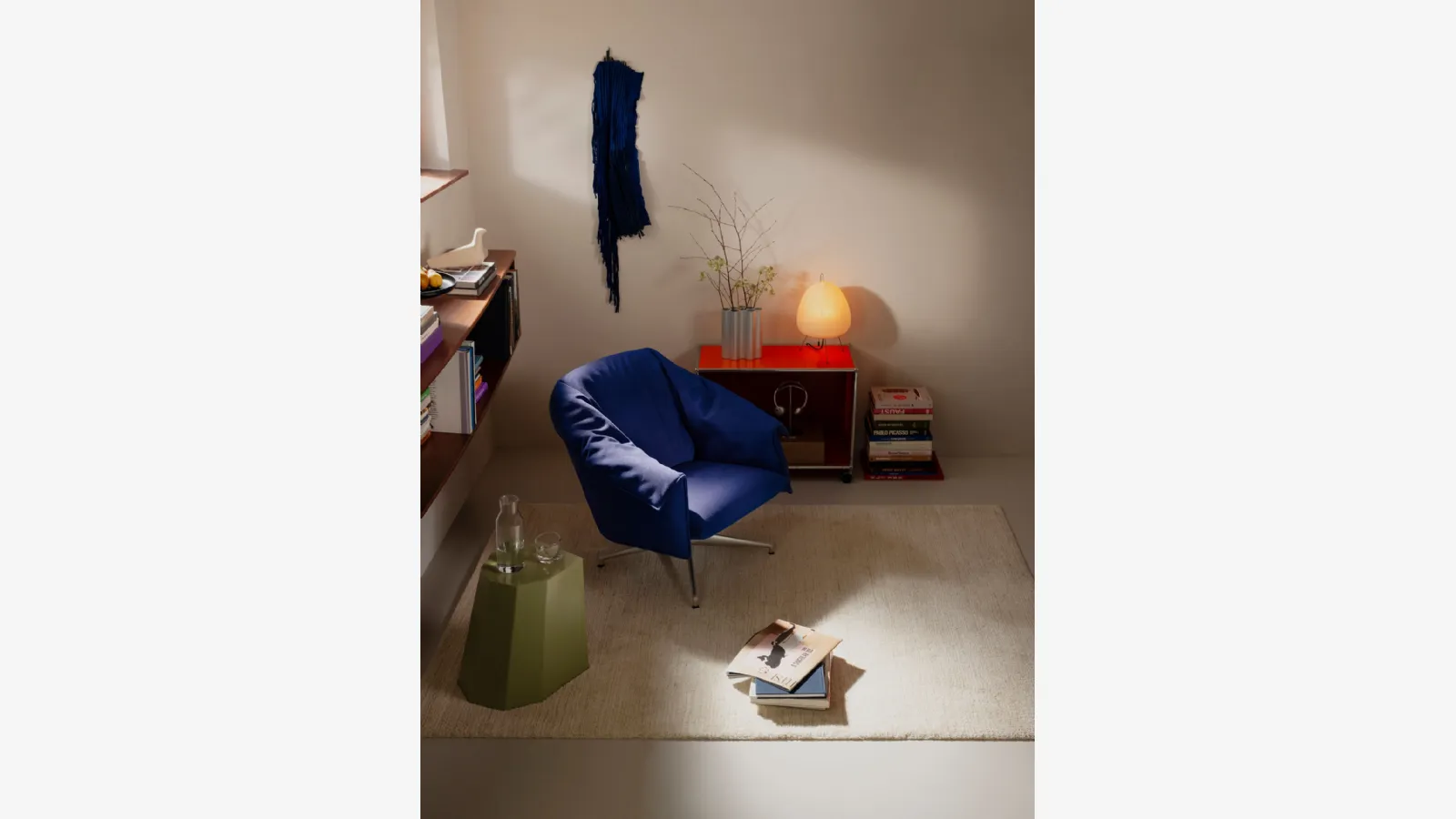 Bascule fabric armchair by Vitra