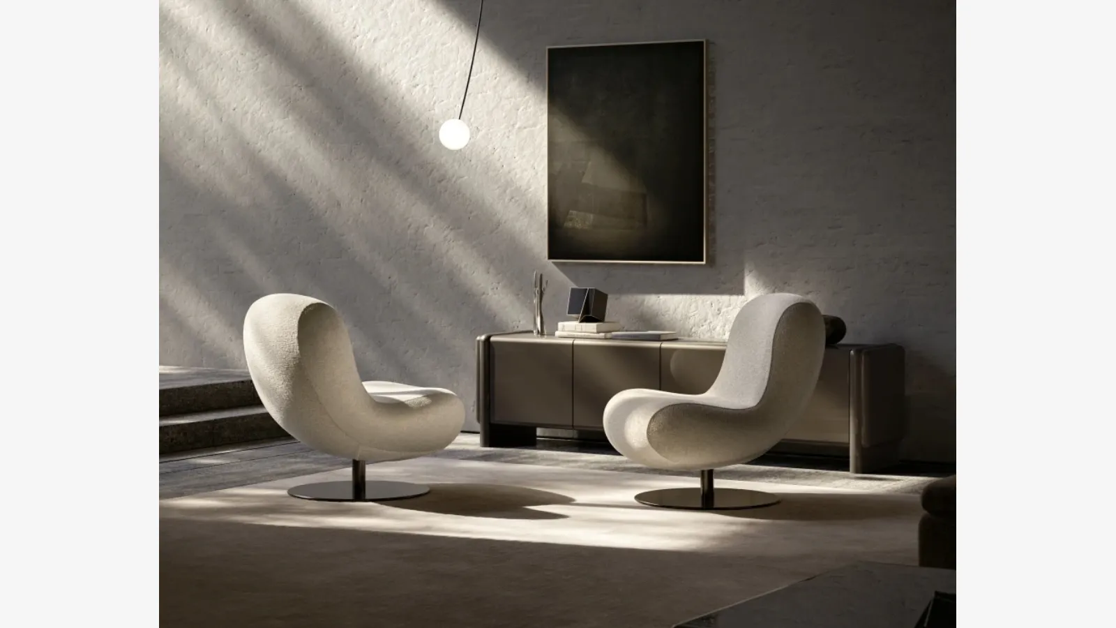 Bosco designer armchair by Molteni & C