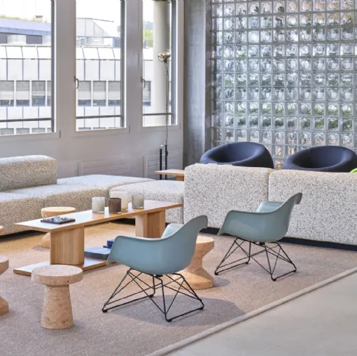 Eames Fiberglass plastic armchair by Vitra.