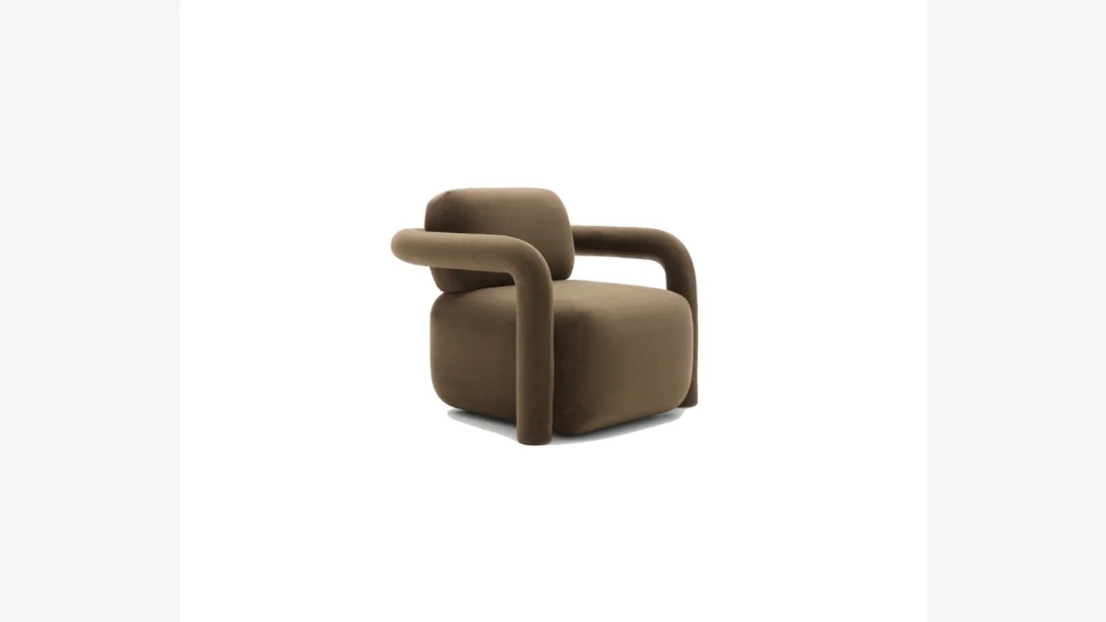 Hairpin fabric armchair by Ditre Italia