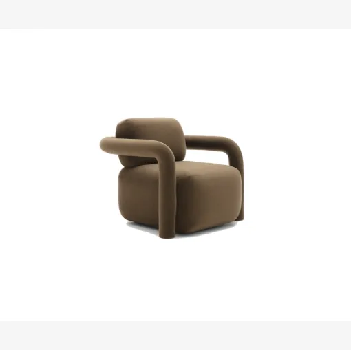 Hairpin fabric armchair by Ditre Italia