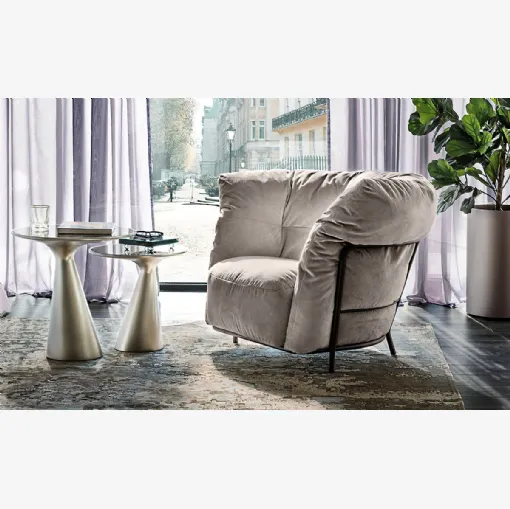 Margaret fabric armchair by Cattelan Italia