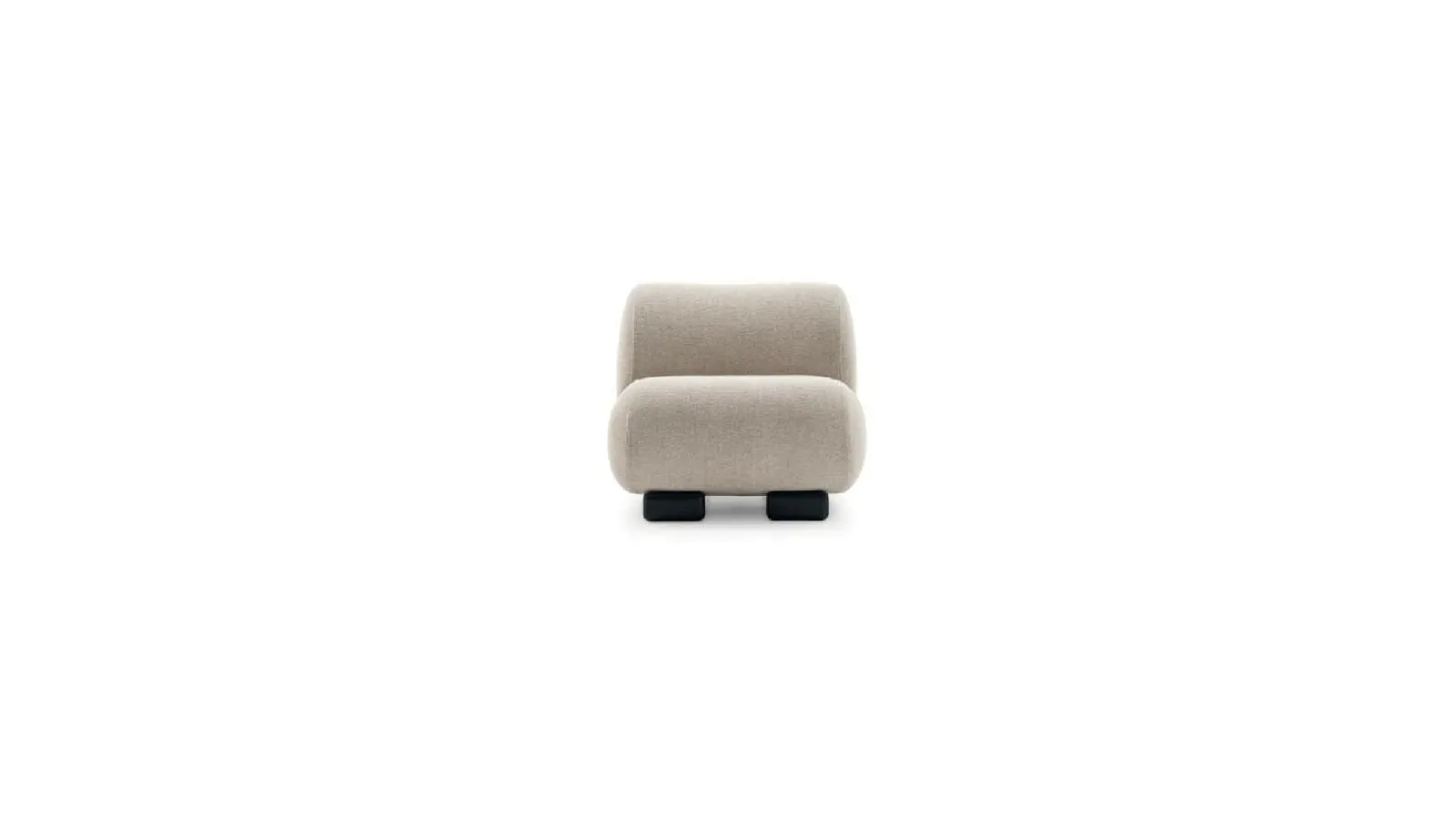 Wallaby armchair in padded fabric by Ditre Italia.