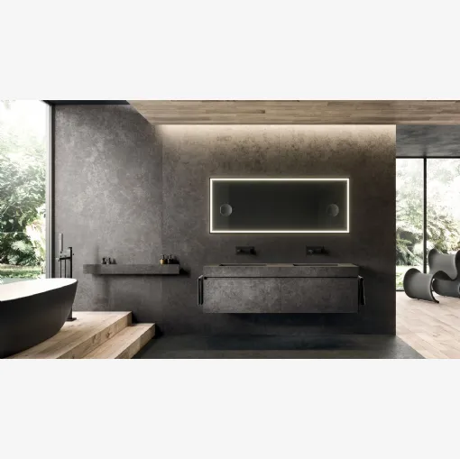 360Gradi 01 Wall-Mounted Bathroom Cabinet by Arrital
