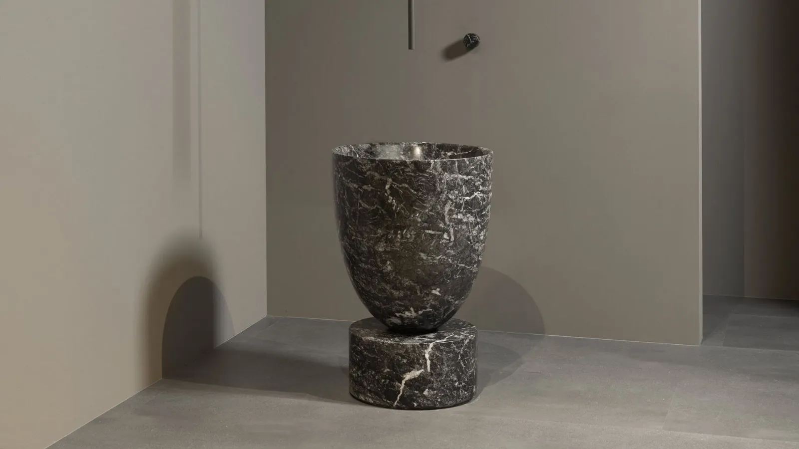 Arcadia marble basin by Antoniolupi