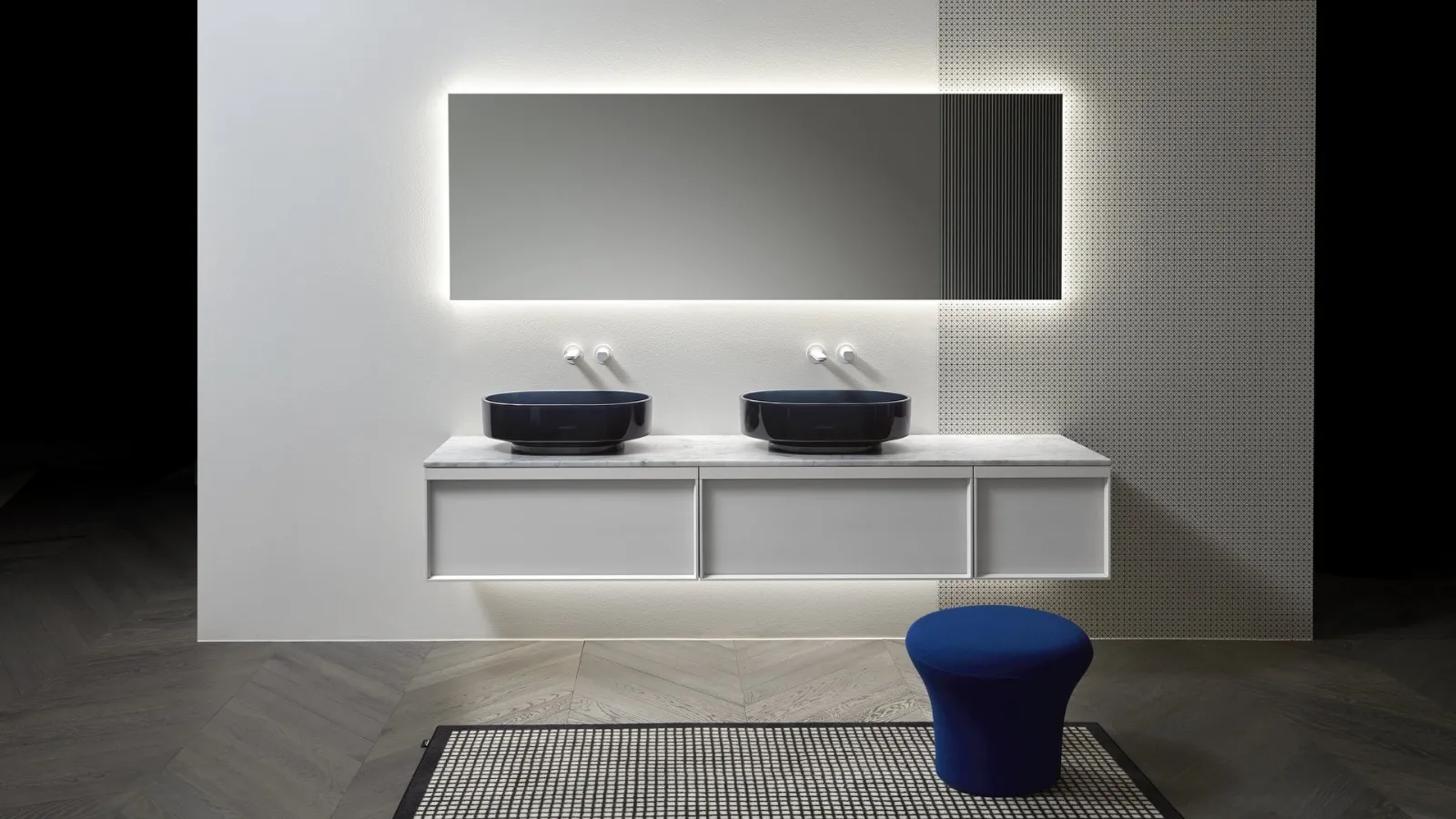 Antoniolupi's Borghi60 crystal washbasin.