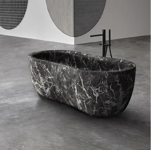 Fida Marble Bathtub by Antoniolupi