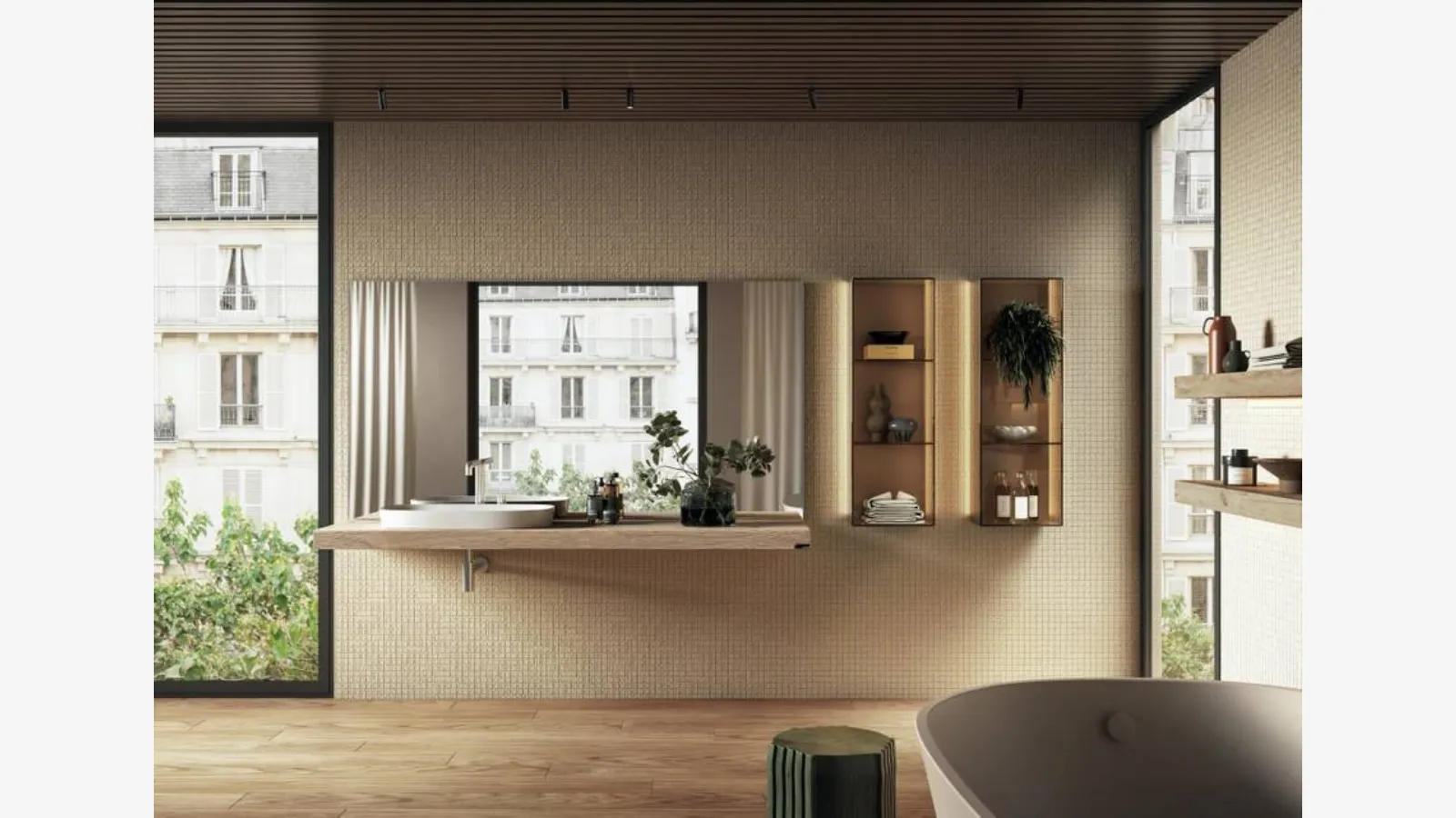 Bathroom cabinet Kera Project 2845 by Lago