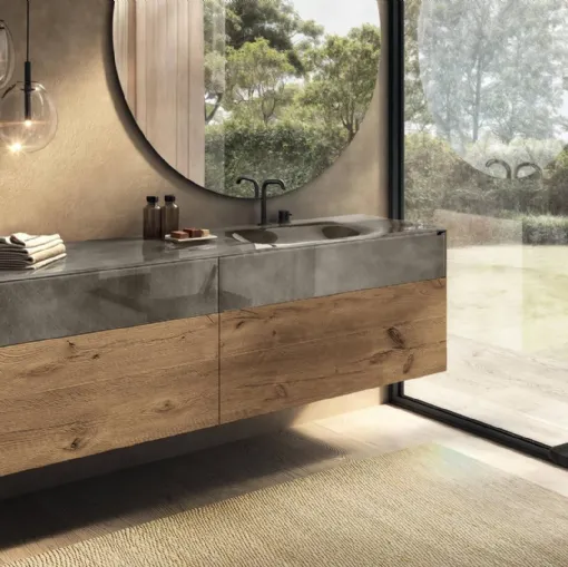Integrated glass sink 36e8 by Lago