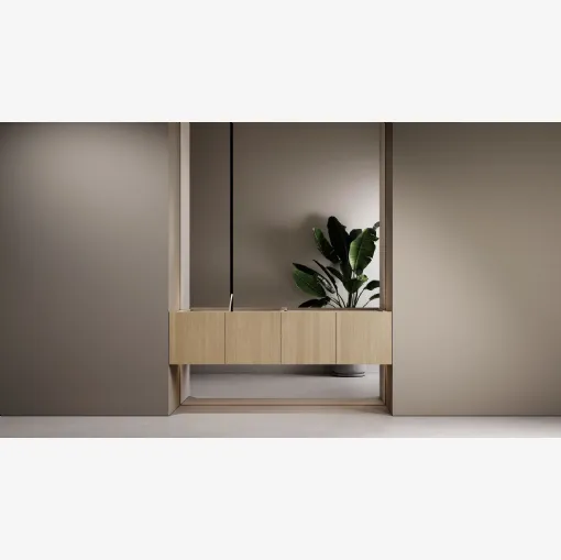 Suspended bathroom cabinet Linedacqua by Antoniolupi