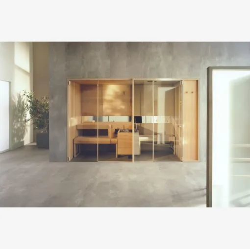 Sauna + Hammam Logica Plus Mid by Effe