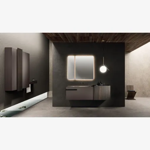 Lympha 01 Wall-Mounted Bathroom Cabinet by Arrital