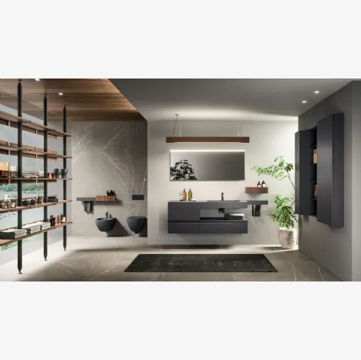 Lympha 05 Wall-Mounted Bathroom Cabinet by Arrital