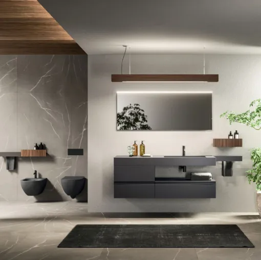 Lympha 05 Wall-Mounted Bathroom Cabinet by Arrital