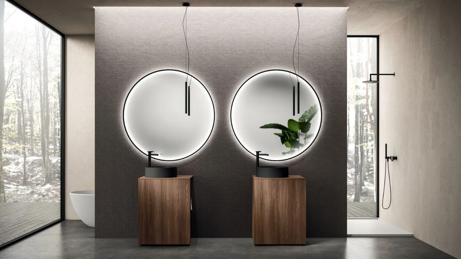 Floor-standing Bathroom Cabinet Modo Project 02 by Arrital