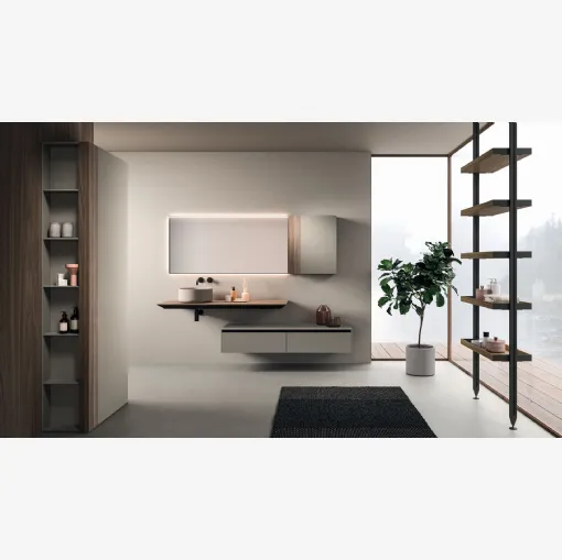 Wall-mounted Bathroom Cabinet Modo Project 04 by Arrital