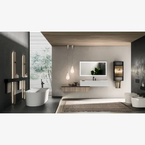 Wall-mounted Bathroom Cabinet Modo Project 07 by Arrital