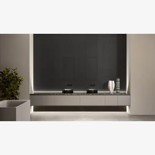 Suspended bathroom cabinet Okura by Antoniolupi
