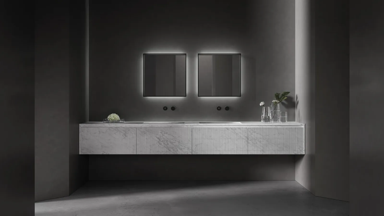 Piana_Stone Marble Bathroom Furniture by Antoniolupi