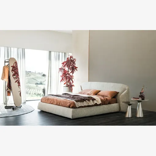 Bed with storage unit Richard by Cattelan Italia