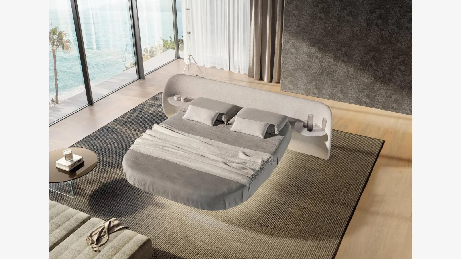 Roundy Air double bed by Lago.