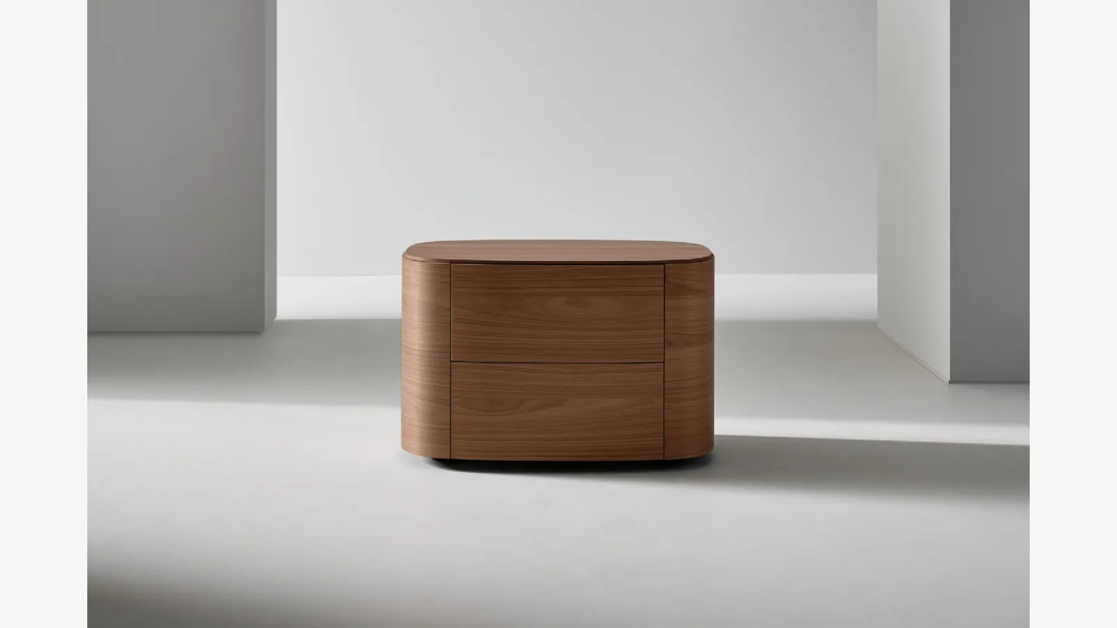 Isabey wooden bedside table by Bonaldo