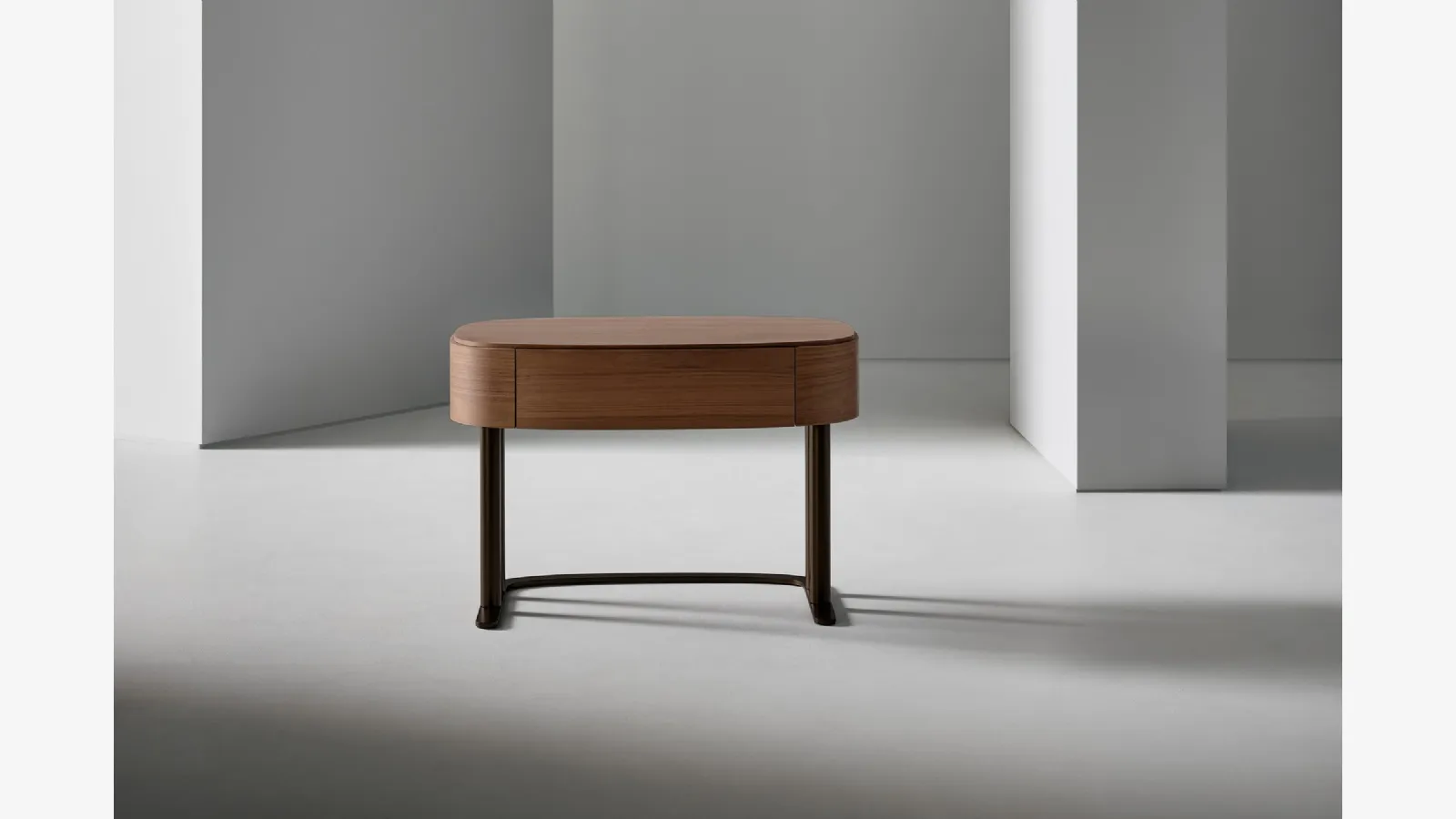 Isabey bedside table in wood by Bonaldo