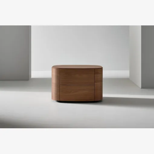Isabey wooden bedside table by Bonaldo