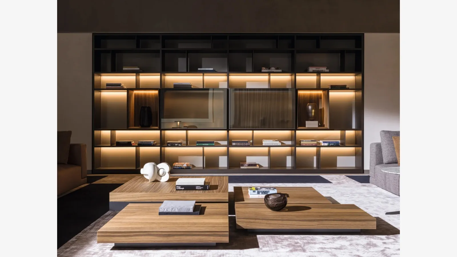 505 UP SYSTEM 07 Bookcase by Molteni & C