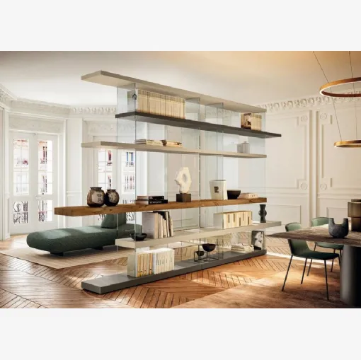Air 1240 room divider bookcase by Lago