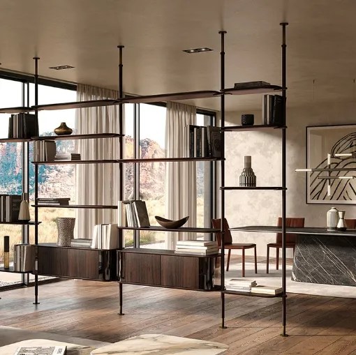 Harbour divider bookcase by Cattelan Italia