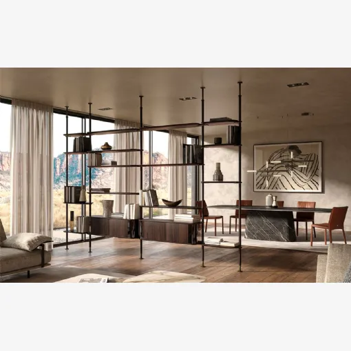 Harbour divider bookcase by Cattelan Italia