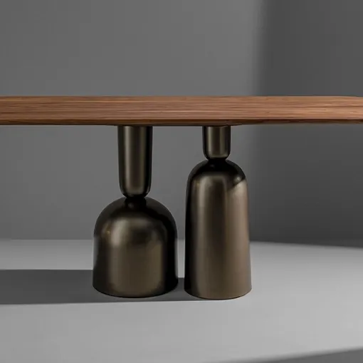 Mobile entrance Cop Console in wood by Bonaldo