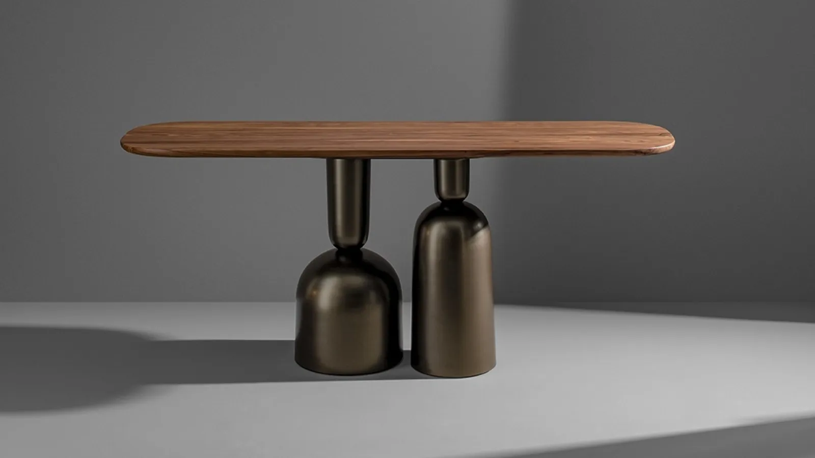 Mobile entrance Cop Console in wood by Bonaldo