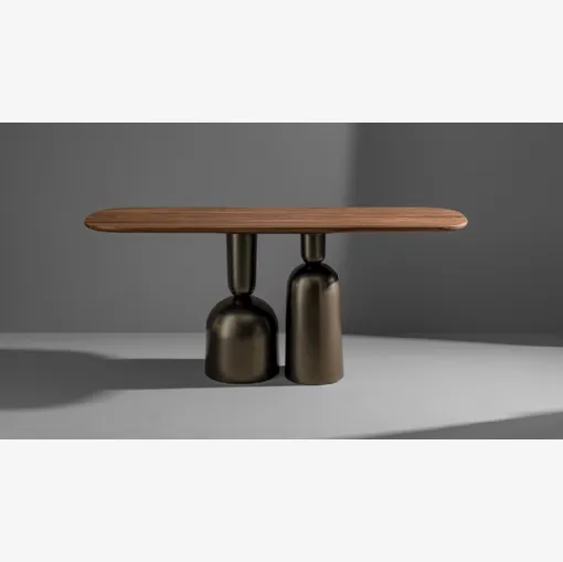 Mobile entrance Cop Console in wood by Bonaldo