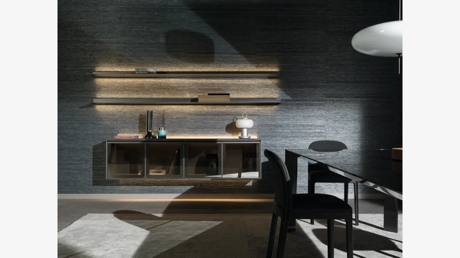 Suspended Pass Word Evolution 05 Wall Unit by Molteni & C