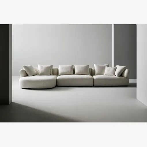 Aldebaran sofa with chaise longue by Bonaldo