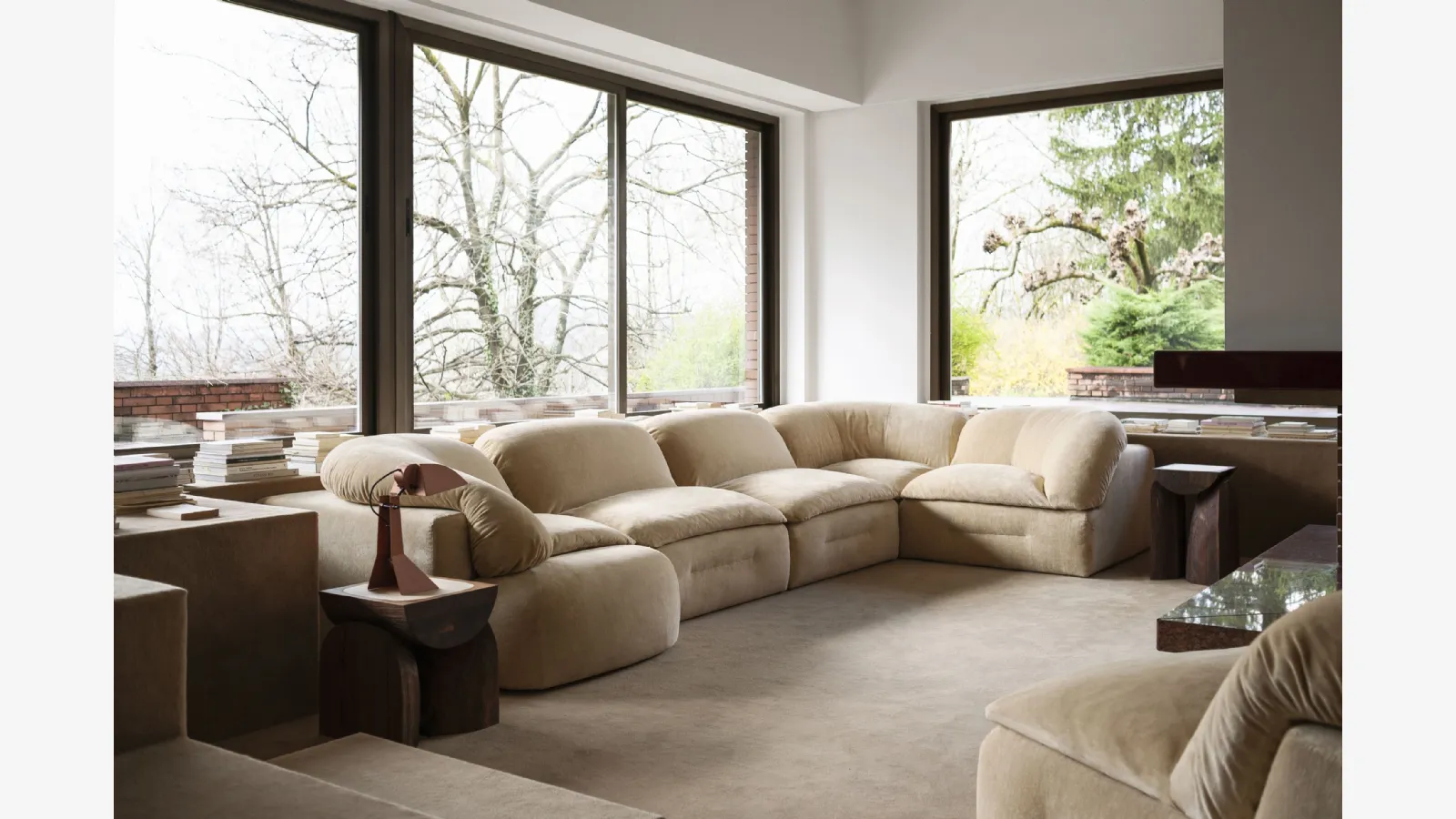 Butter Sofa corner sofa by Tacchini