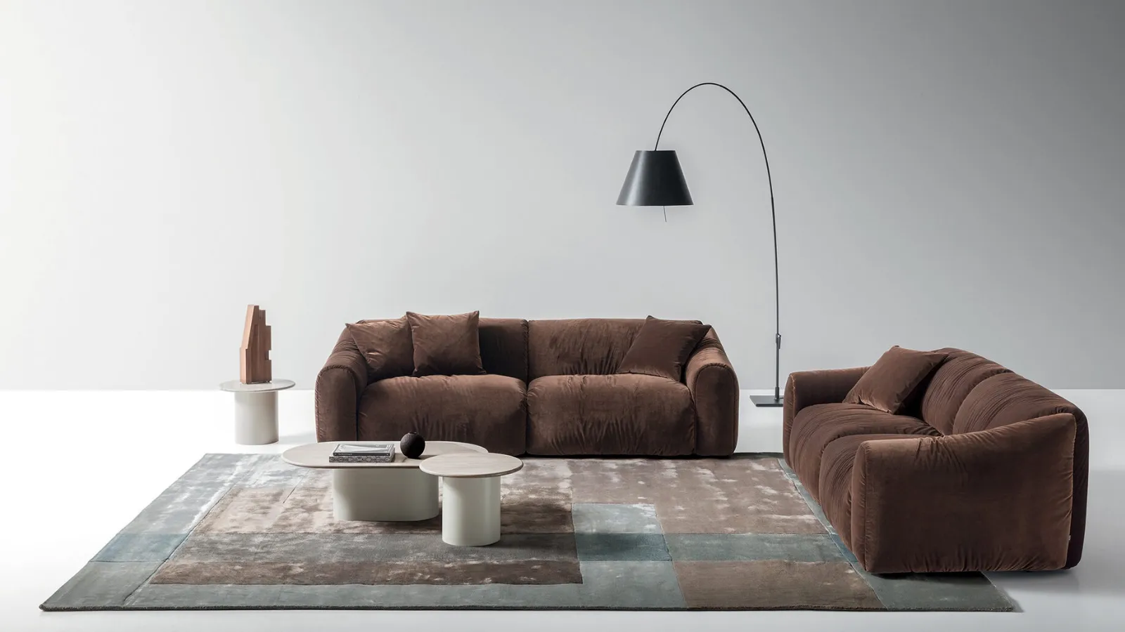 Living room in Daily fabric by Ditre Italia.