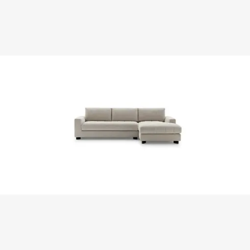 Fabric sofa with chaise longue Luvon by Ditre Italia