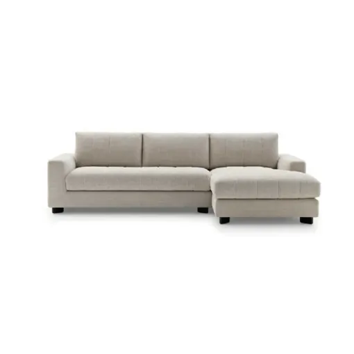 Fabric sofa with chaise longue Luvon by Ditre Italia