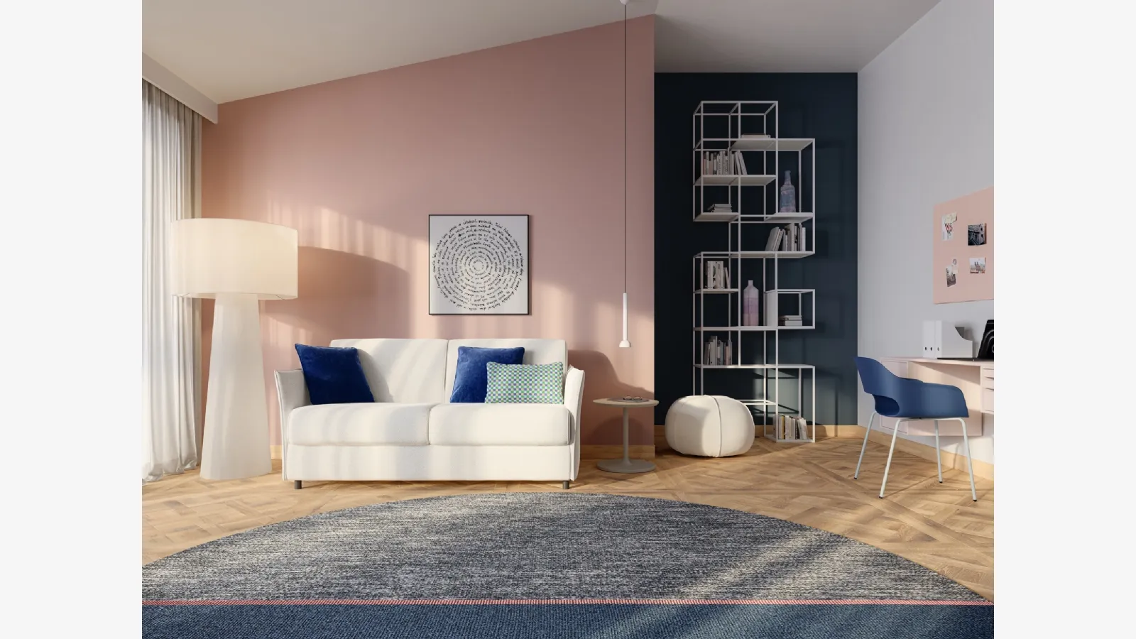 Noah Italic sofa bed by Twils